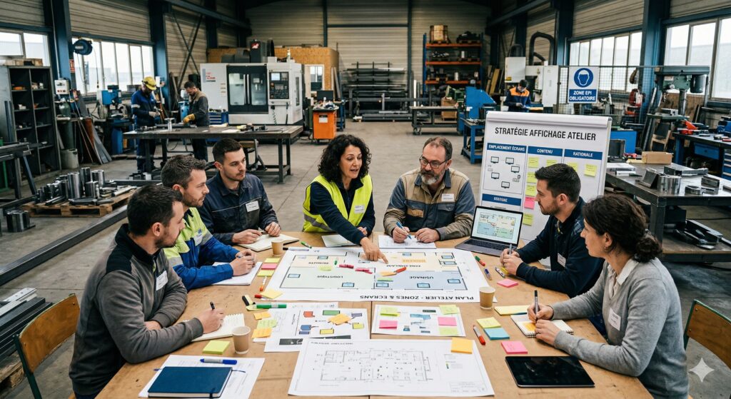 Co-construction de l'affichage dynamique en atelier